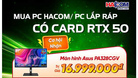 Mua PC RTX 50 Series – Trúng Ngay Quà Xịn