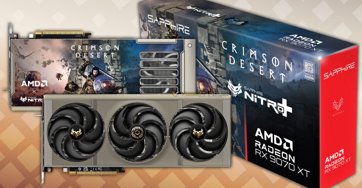 sapphire nitro radeon rx 9070 xt crimson desert edition