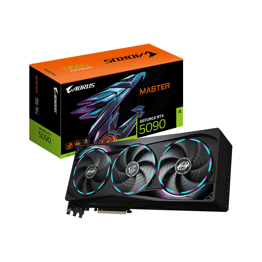 Card màn hình Gigabyte AORUS RTX 5090 MASTER 32G (24T) chính hãng