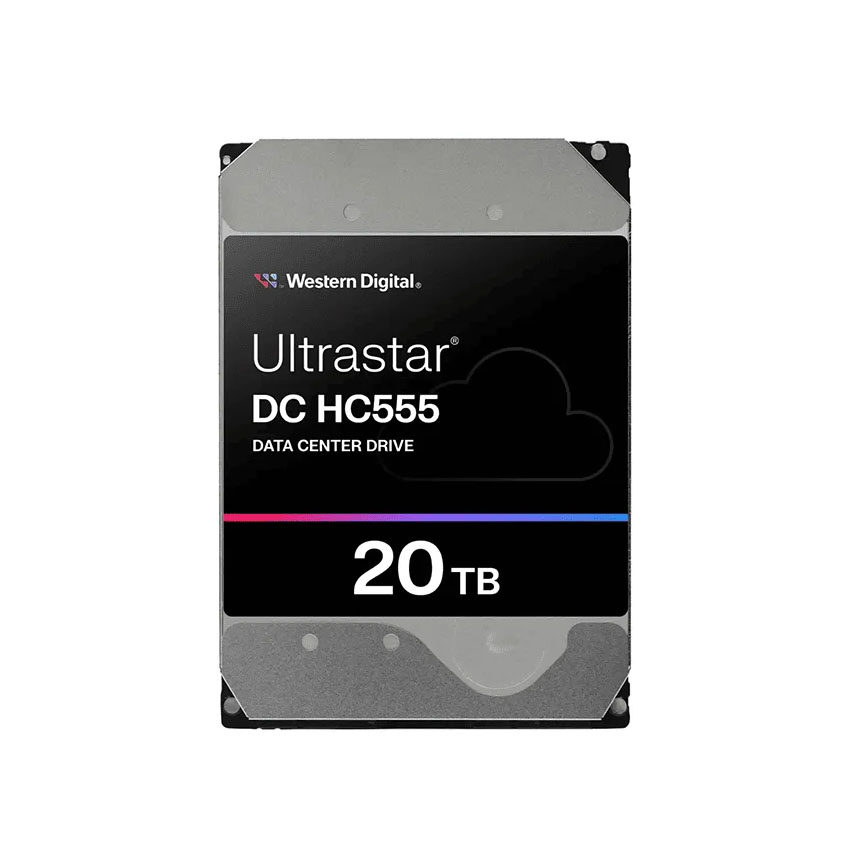 Ổ cứng  HDD WD Ultrastar DC HC555 20TB 3.5" SATA 512MB 7200rpm (WUH722020CLE6L4-0B48724) - Hình 1