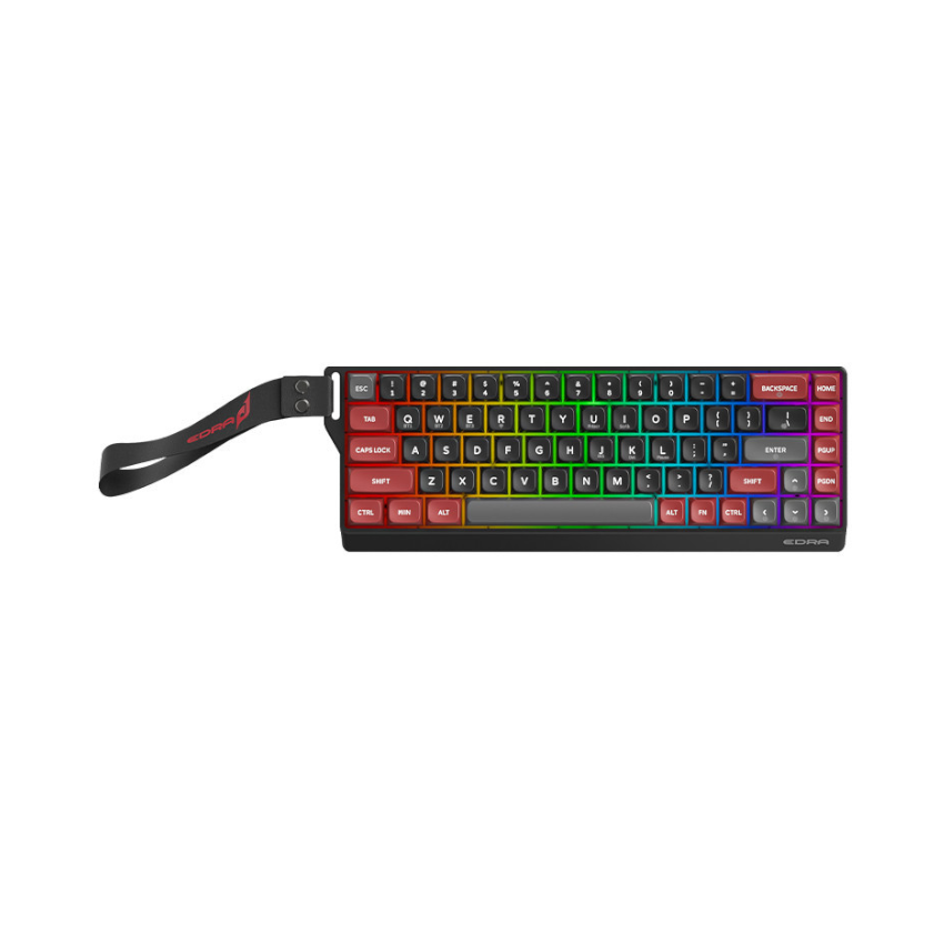 Bàn phím cơ không dây EDRA EK368WT (Red switch) chính hãng