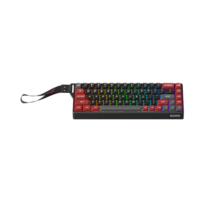 Bàn phím cơ không dây EDRA EK368WT (Red switch) - Hình 2