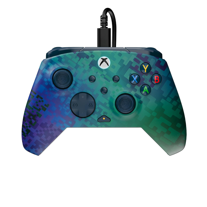 Tay cầm có dây Turtle Beach Rematch Advanced XB - Glitch Green for Xbox/PC chính hãng