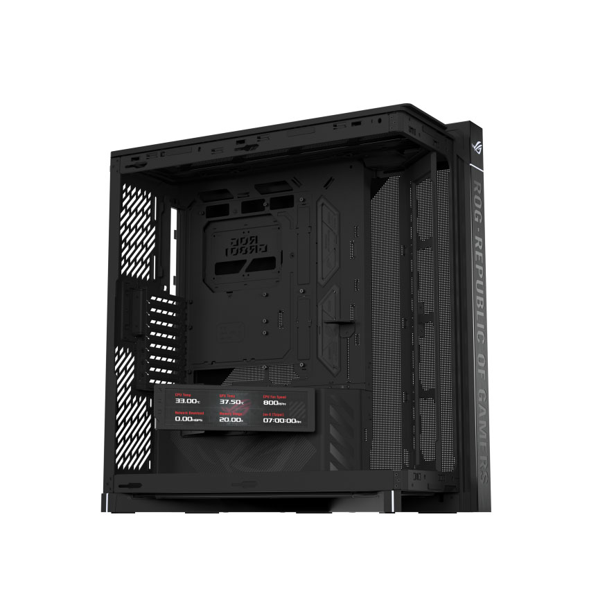 Vỏ Case ASUS ROG GRR801 Cronox (eATX/3 fan) - Hình 1