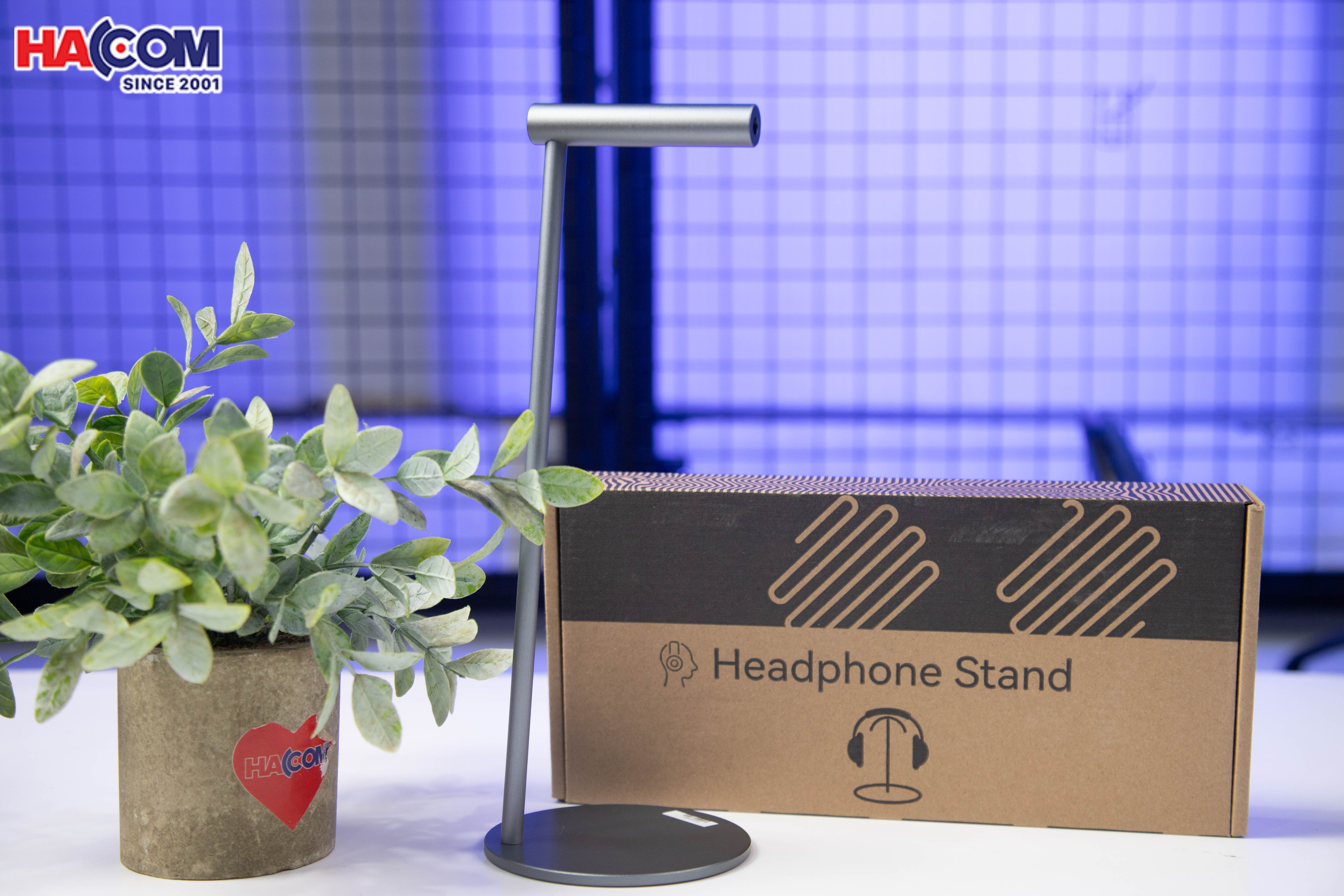 Giá treo tai nghe Crossline EJ1 màu xám - Hợp kim nhôm 4