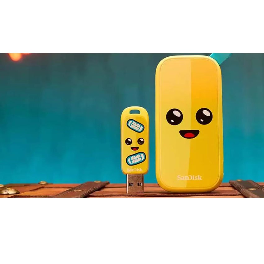 Ổ cứng di động SanDisk Fortnite SSD 1TB USB 3.2 Gen 2, Type C, Peely Edition (SDSSDE30-1T00-G25F) 3