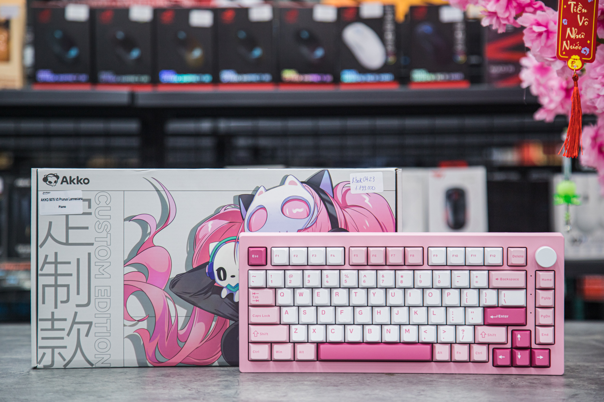 Bàn phím AKKO 5075 V3 Prunus Lannesiana Akko Piano 1