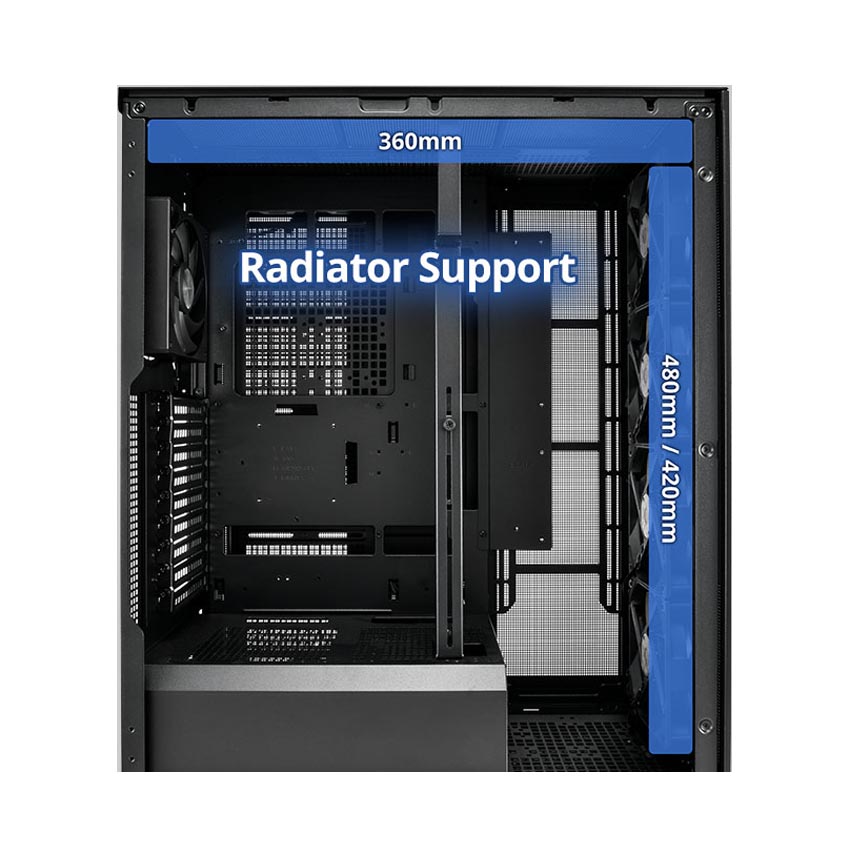 Vỏ Case FSP U500-B (EEB, CEB, E-ATX/0 Fan) - Hình 8
