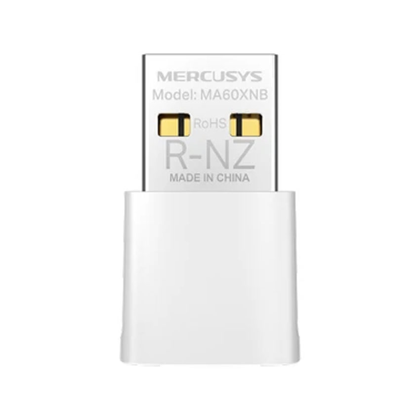 Card mạng không dây USB Wifi 6 + Bluetooth 5.3 Mercusys MA60XNB AX900 chính hãng