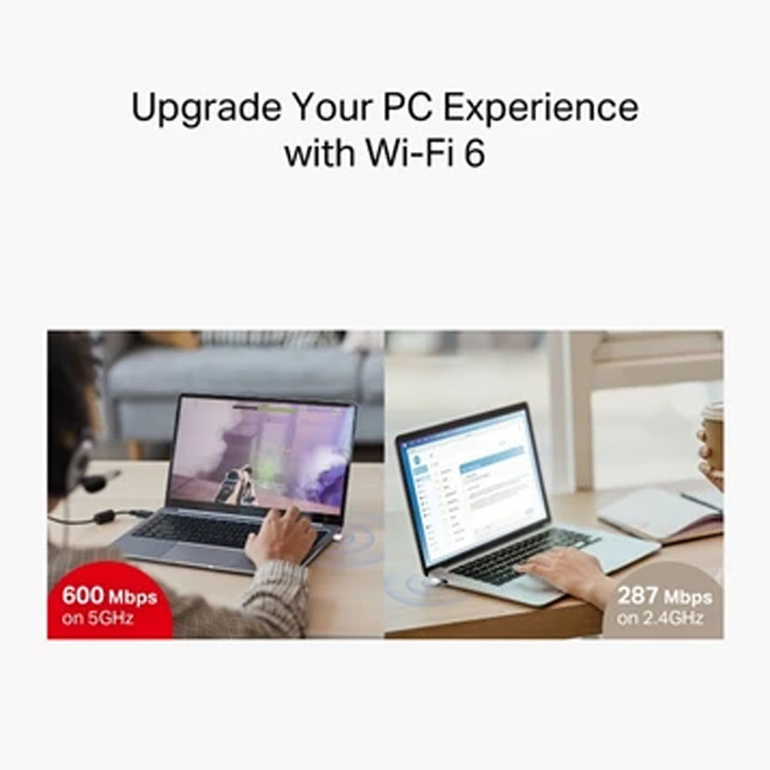 Card mạng không dây USB Wifi 6 + Bluetooth 5.3 Mercusys MA60XNB AX900 - Hình 5