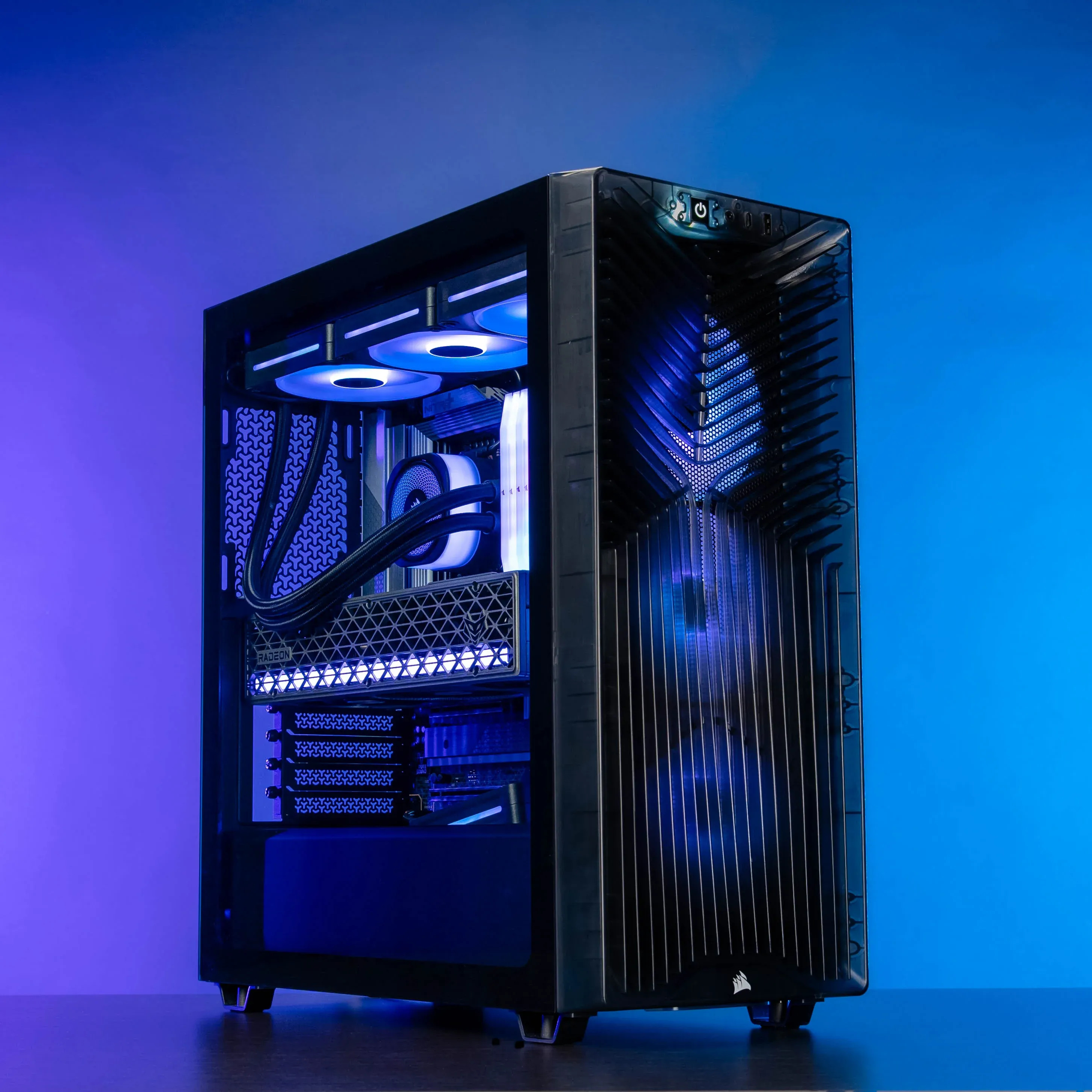 Vỏ máy tính Corsair 3200D RS ARGB - Smoke (ATX/3 Fan) - Hình 6
