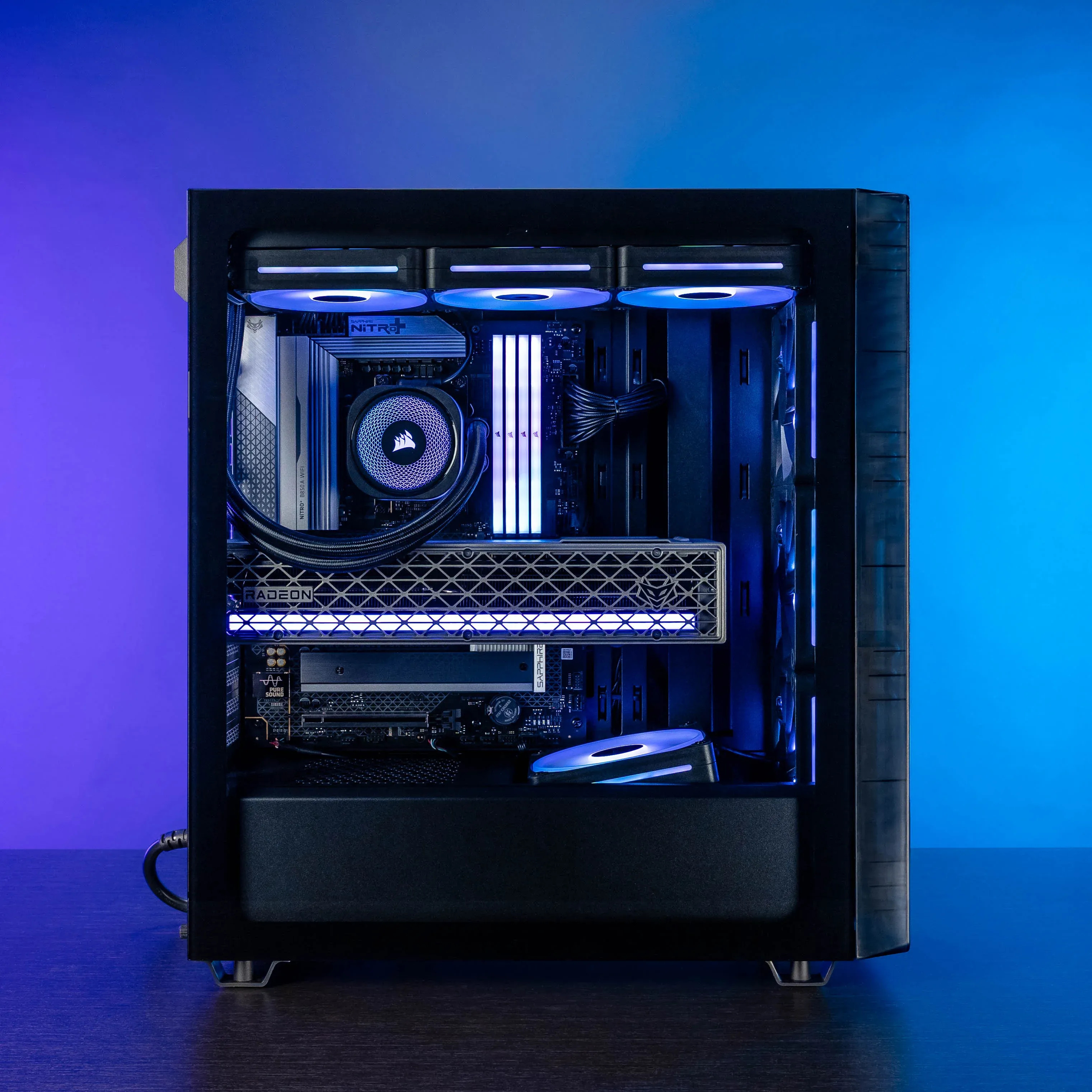 Vỏ máy tính Corsair 3200D RS ARGB - Smoke (ATX/3 Fan) - Hình 5