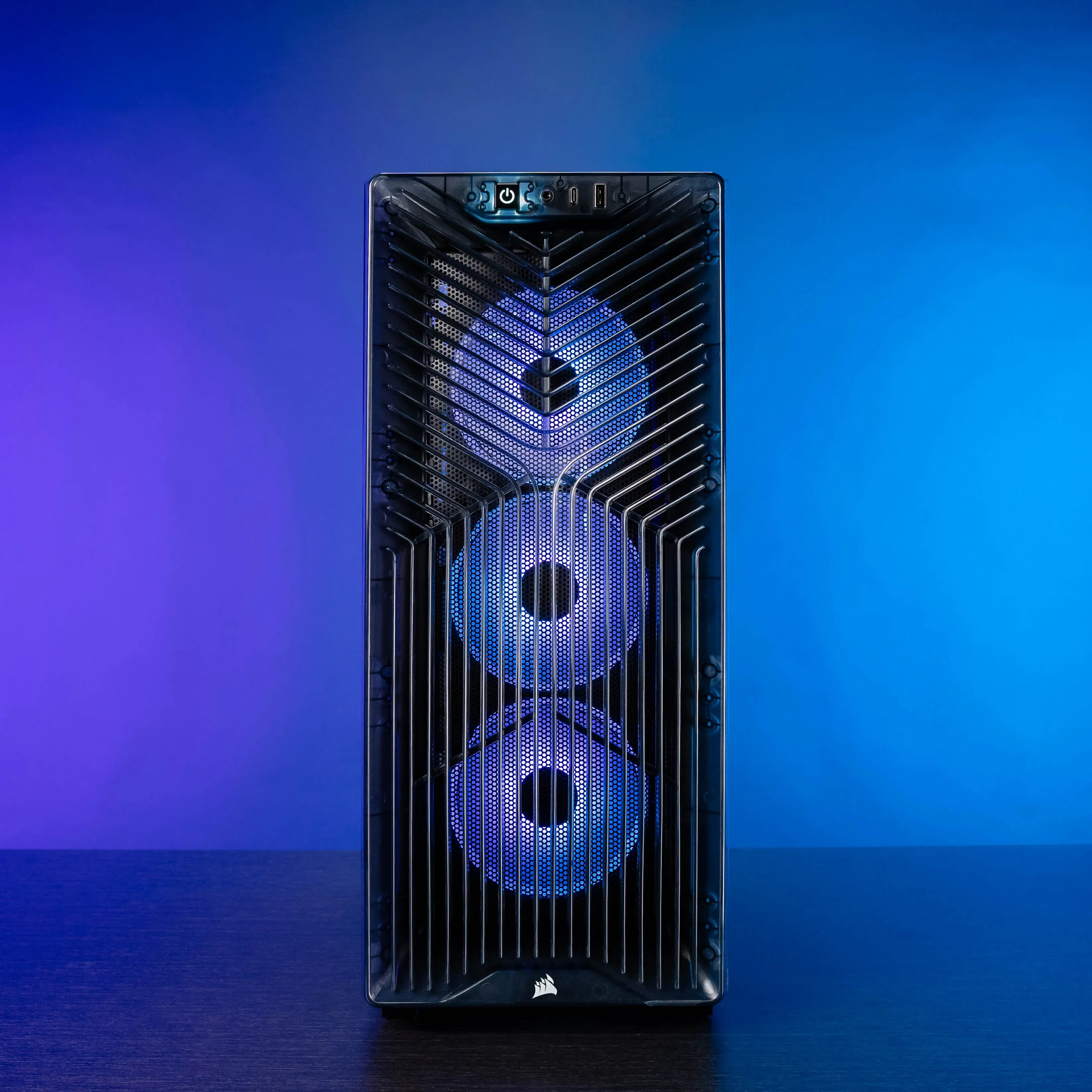 Vỏ máy tính Corsair 3200D RS ARGB - Smoke (ATX/3 Fan) - Hình 4