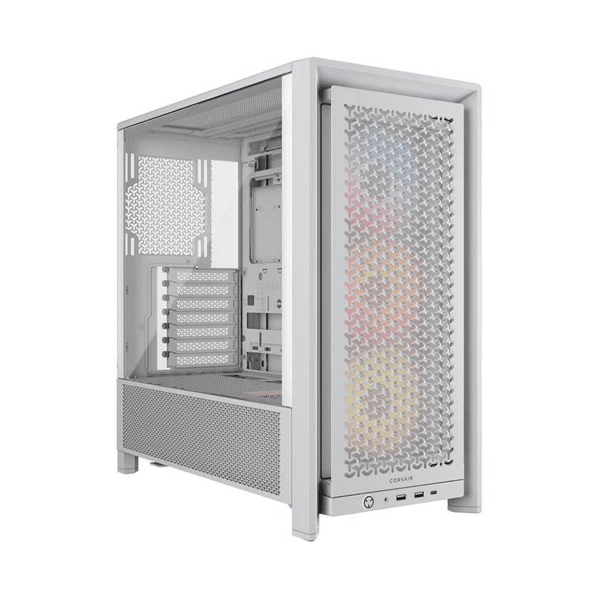 Vỏ máy tính Corsair FRAME 4000D RS ARGB - White (ATX/3 Fan) chính hãng