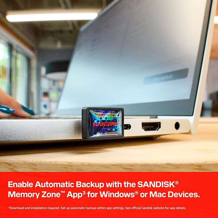 USB Sandisk Extreme Fit USB-C, Flash Drive, 256GB, USB 3.2 Gen 1, 400MB/s(SDCZ530-256G-G46) 2