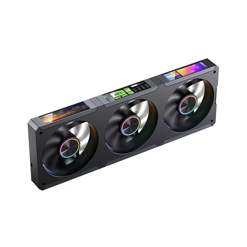 Fan case JONSBO ZC-360B Black (Có màn hình)