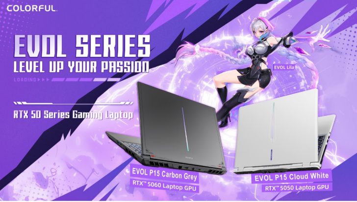colorful evol p15 laptop series