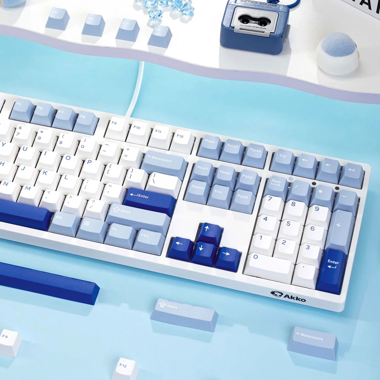 Bàn phím AKKO 3108RF V3 Glacier 3