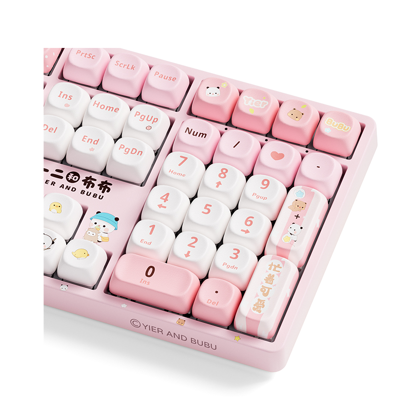 Bàn phím AKKO 5108B Plus Yier and Bubu pink 5