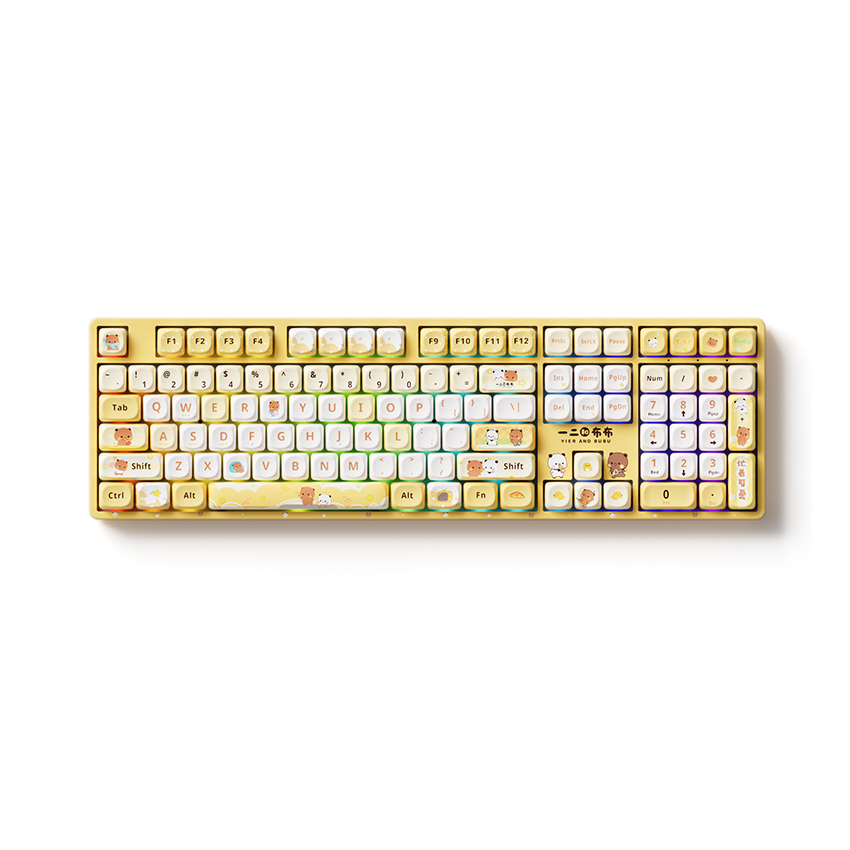 Bàn phím AKKO 5108B Plus Yier and Bubu yellow chính hãng