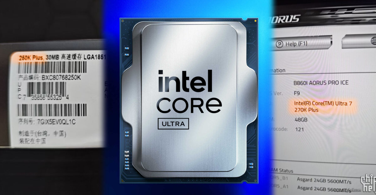 chiphell intel core ultra 5 250k plus