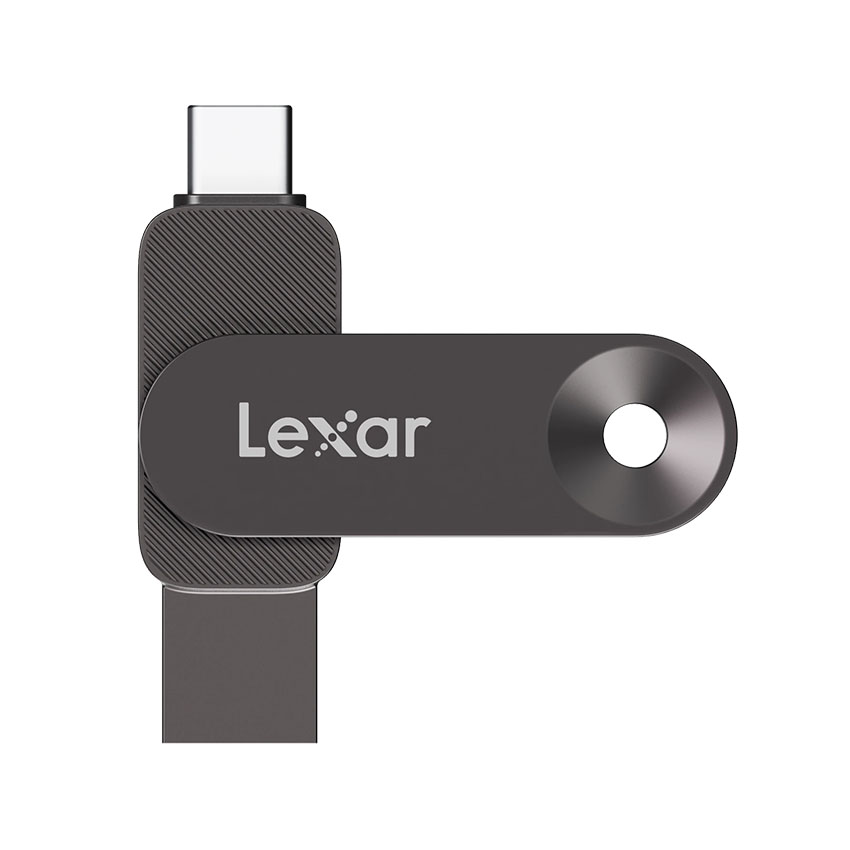 USB Lexar JumpDrive D500 256GB BL Titanium USB 3.2 Type-C, up to 400MB/s read - LJDD500256G-BNQNG - Hình 1