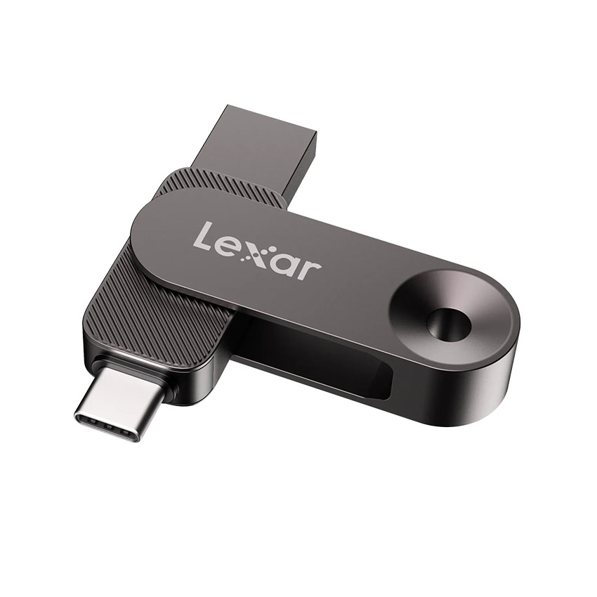 USB Lexar JumpDrive D500 256GB BL Titanium USB 3.2 Type-C, up to 400MB/s read - LJDD500256G-BNQNG - Hình 2