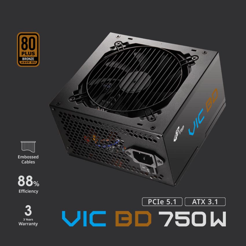 Nguồn FSP VIC BD 750 - 750W (80 Plus Bronze/ATX3.1) - Hình 7