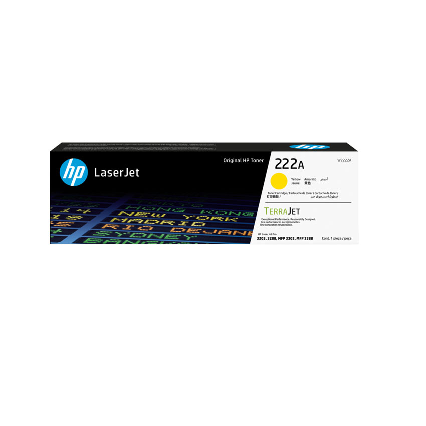 Hộp mực máy in laser HP HP 222A Yellow W2222A chính hãng