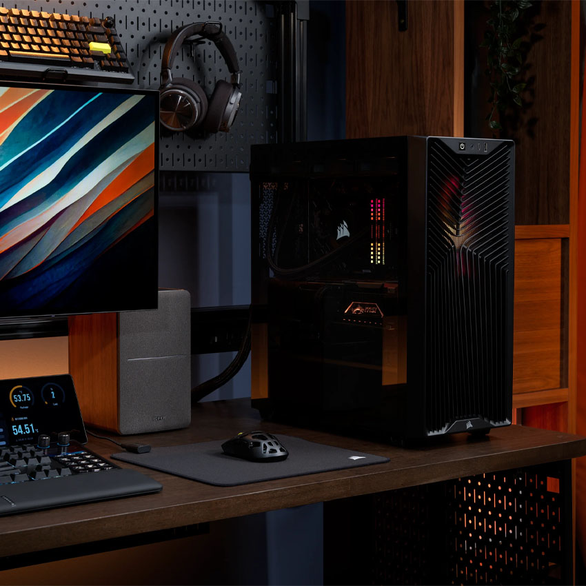 Vỏ máy tính Corsair 3200D RS ARGB - Black (ATX/3 Fan) - Hình 7