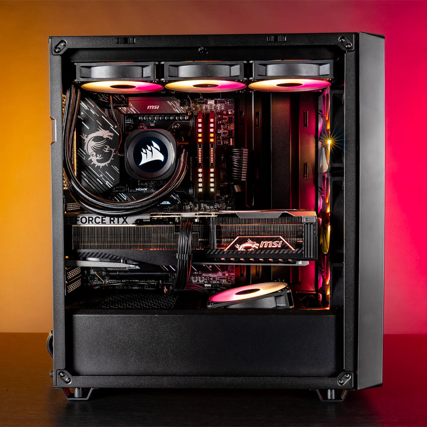 Vỏ máy tính Corsair 3200D RS ARGB - Black (ATX/3 Fan) - Hình 9