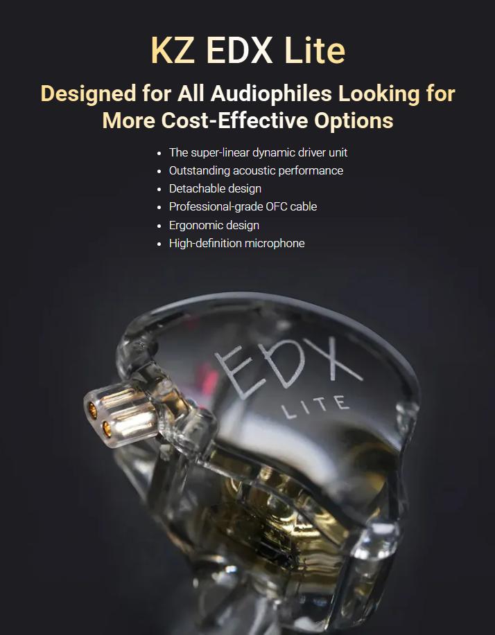 Tai nghe có dây KZ EDX Lite (Có mic) 1