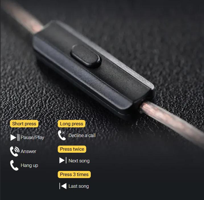 Tai nghe có dây KZ EDX Lite (Có mic) 6