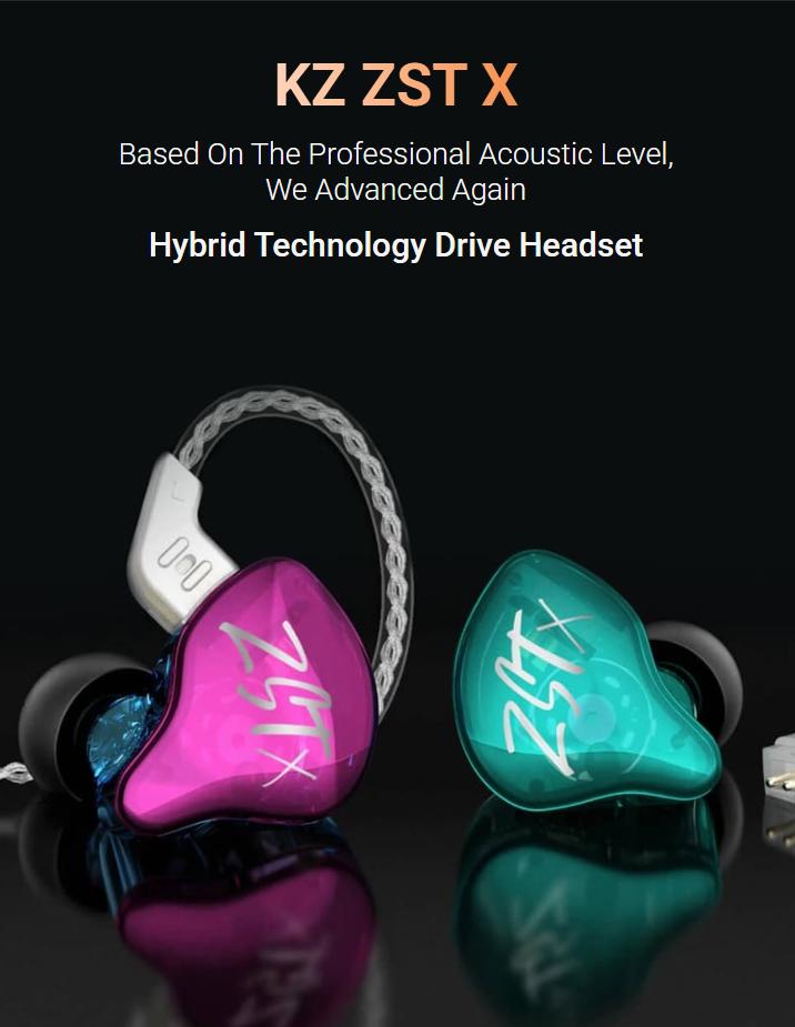 Tai nghe có dây KZ ZST X 1