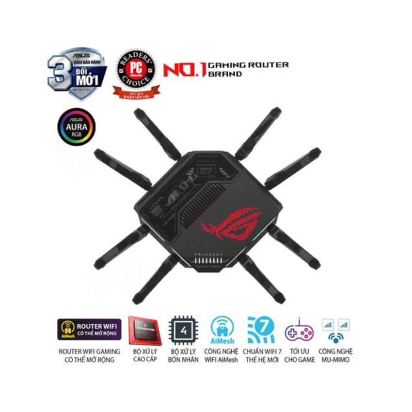 Bộ Phát Wifi 7 ASUS ROG Rapture GT-BE98 (BE25000) 5