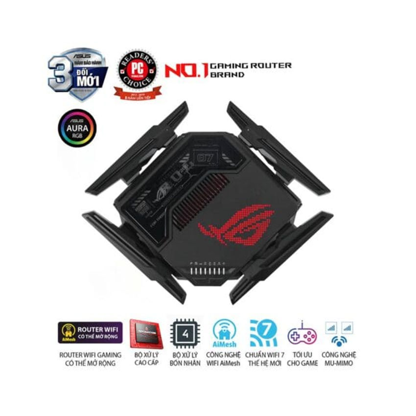 Bộ Phát Wifi 7 ASUS ROG Rapture GT-BE98 (BE25000) 4