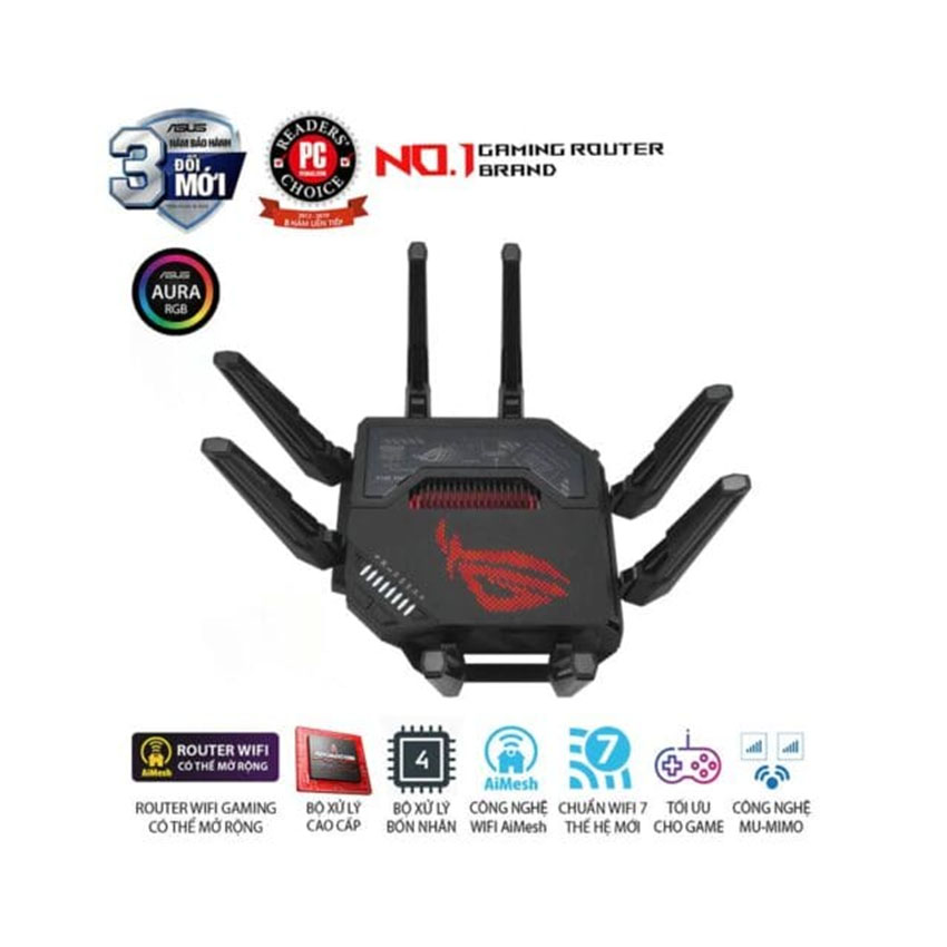 Bộ Phát Wifi 7 ASUS ROG Rapture GT-BE98 (BE25000) 3