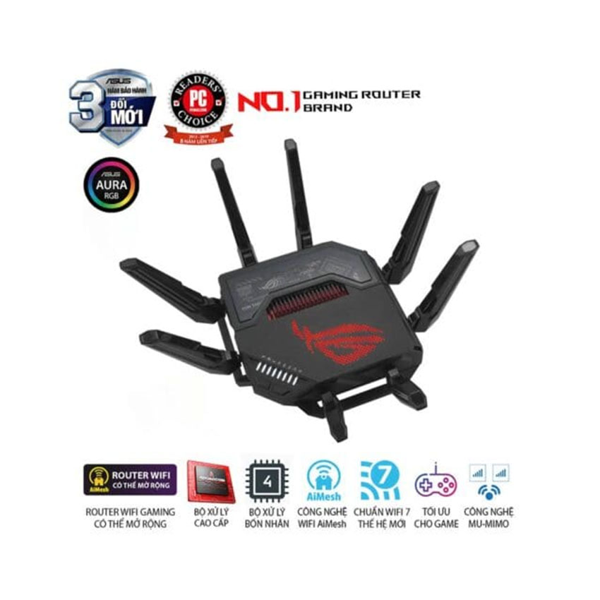 Bộ Phát Wifi 7 ASUS ROG Rapture GT-BE98 (BE25000) 2