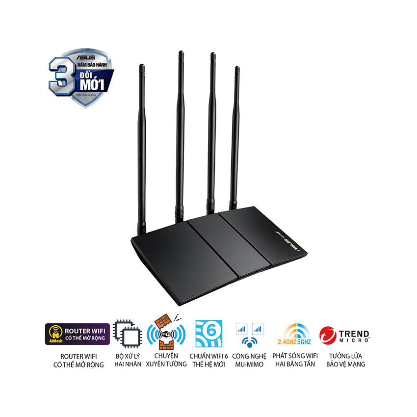 Bộ phát wifi ASUS RT-AX1800HP V2 2
