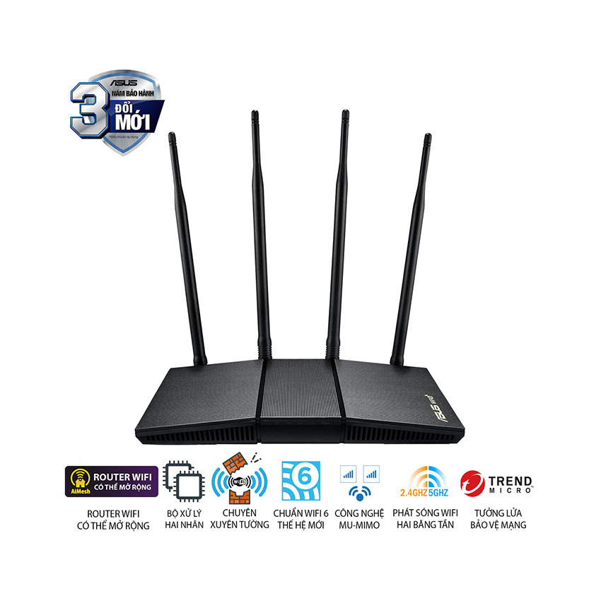 Bộ phát wifi ASUS RT-AX1800HP V2