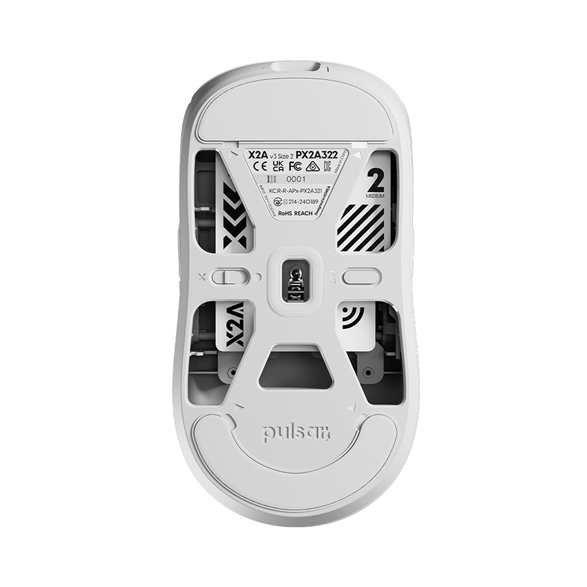Chuột Pulsar không dây X2A v3 Size 2 White_PX2A322(MEPU0036) 1