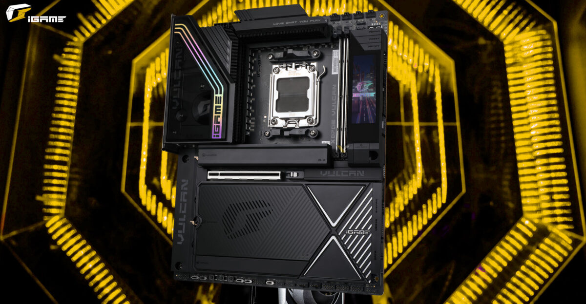 colorful flagship x870e igame vulcan oc motherboard