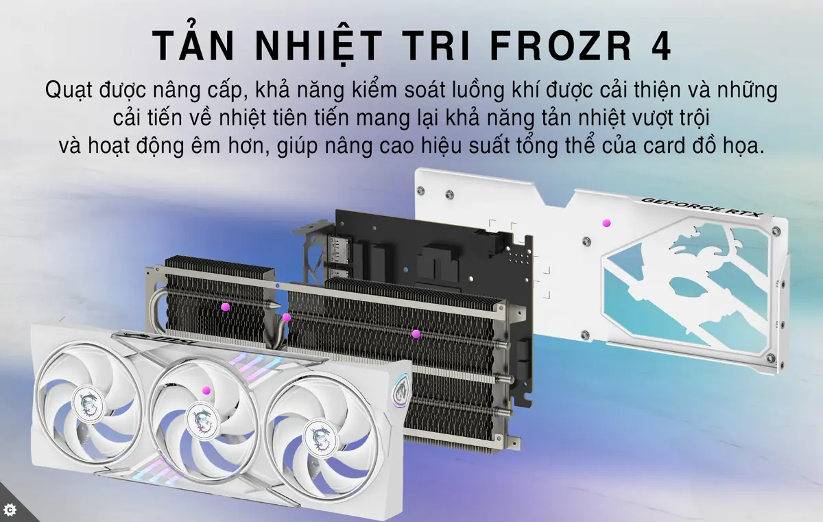 card man hinh msi rtx 5060 ti 16g gaming trio oc white 3