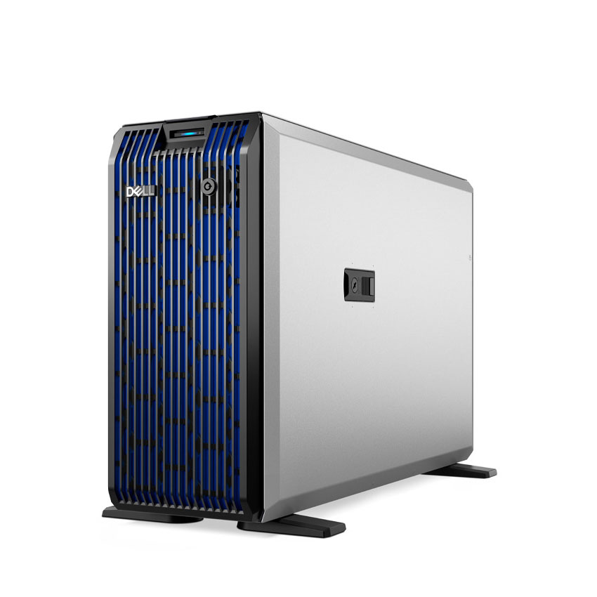 Máy chủ Dell PowerEdge T360/ 8x3.5"/Intel Xeon E-2414/16GB DDR5/4 x SSD 480GB/PERC H355/iDRAC9, Express 16G/BC5720DP/DVDRW/PSU 600W/Power Cord/Bezel/3Years