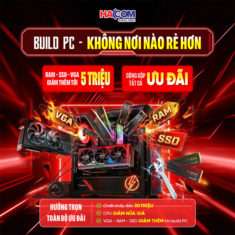 Buildpc-Không nơi nào rẻ hơn