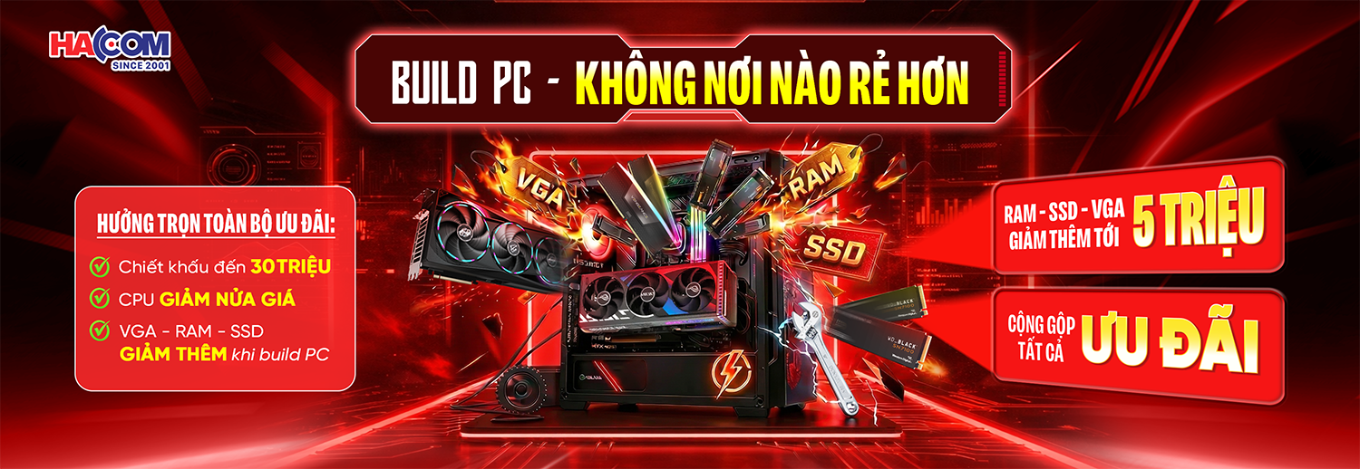 Buildpc-Không nơi nào rẻ hơn