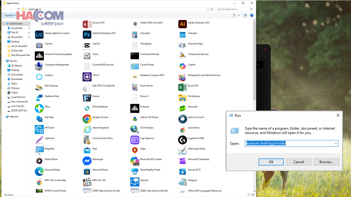 dua ung dung ra desktop windows 11 trong 30 giay hacom 1