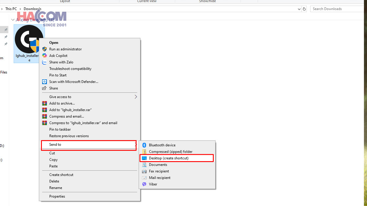 dua ung dung ra desktop windows 11 trong 30 giay hacom 4