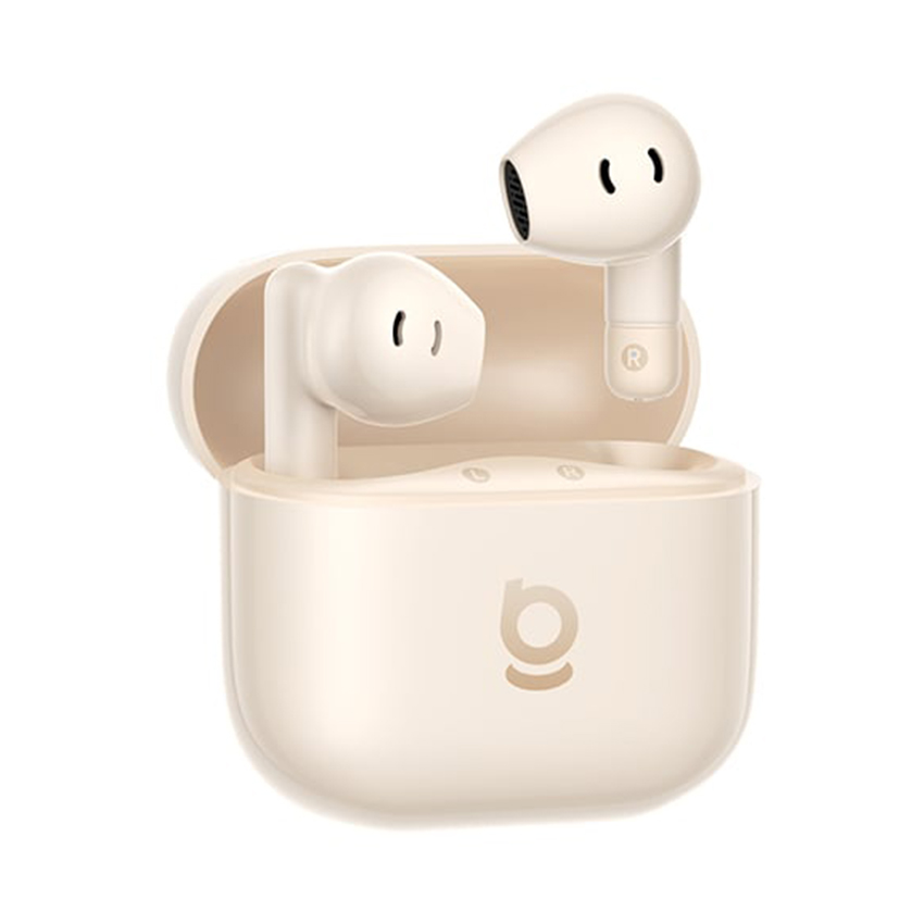 Tai nghe Bluetooth True Wireless Baseus Bass BS2 Lite - Màu hồng be