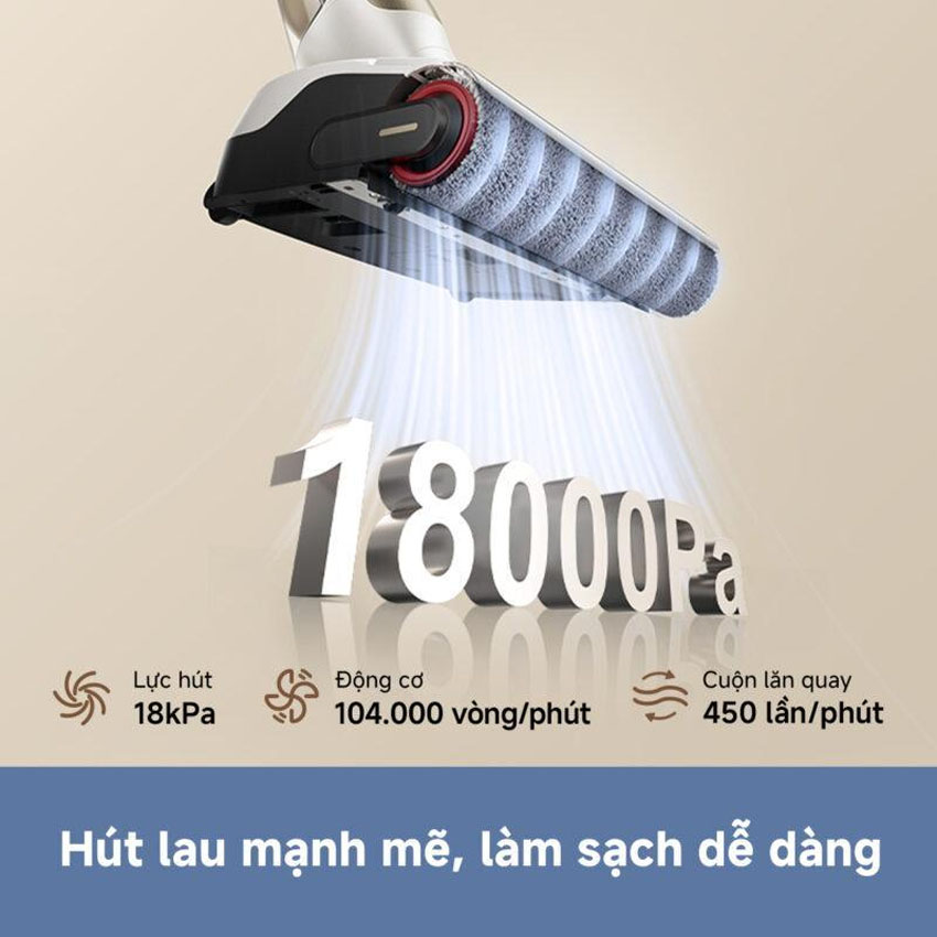 Máy hút bụi lau nhà cầm tay Mova M10 - Hình 5
